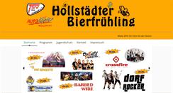 Desktop Screenshot of bierfruehling.de