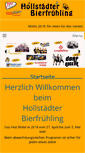 Mobile Screenshot of bierfruehling.de