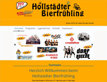 Tablet Screenshot of bierfruehling.de